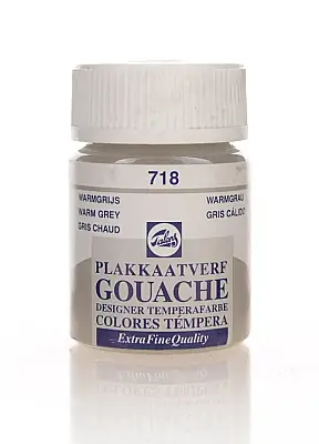 Talens 67182 Guaj Boya 16 ml Warm Grey Sıcak Gri - 1