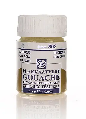 Talens 68022 Guaj Boya 16 ml Light Gold Açık Altın - Talens (1)