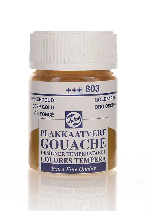 Talens 68032 Guaj Boya 16 ml Deep Gold Koyu Altın - 1