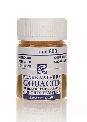 Talens 68032 Guaj Boya 16 ml Deep Gold Koyu Altın - Talens (1)