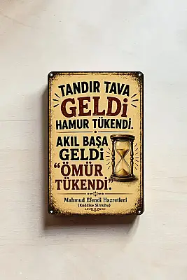 Tandır Tava Geldi MiniDekor Magnet Ayaklı 9×13,5 cm - 1