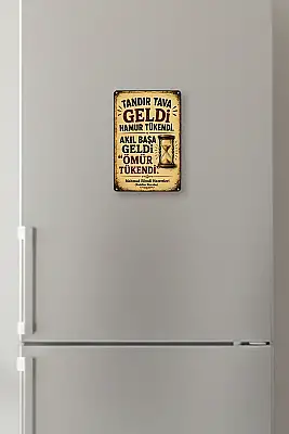 Tandır Tava Geldi MiniDekor Magnet Ayaklı 9×13,5 cm - 3