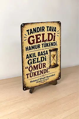 Tandır Tava Geldi MiniDekor Magnet Ayaklı 9×13,5 cm - Bemenda (1)