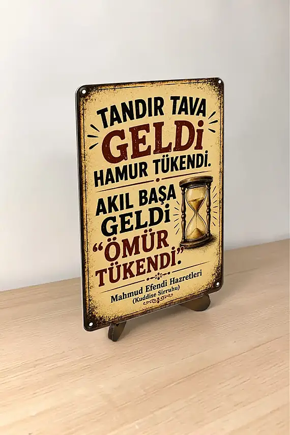 Tandır Tava Geldi MiniDekor Magnet Ayaklı 9×13,5 cm - 2