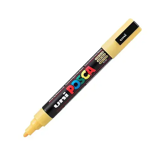 Uniball Posca 5M Markör 2.5 mm Sarı - 2