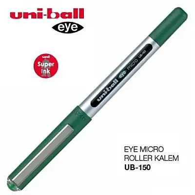 Uniball UB-150 Roller Kalem 0.5 mm Yeşil - Uniball (1)