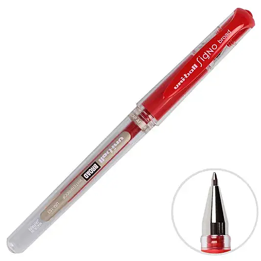 Uniball UM-153 Signo İmza Kalemi 1.0 mm Kırmızı - 2