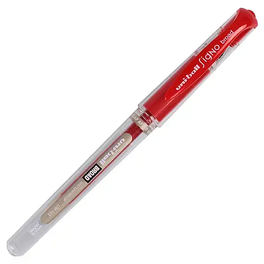 Uniball UM-153 Signo İmza Kalemi 1.0 mm Kırmızı - 9