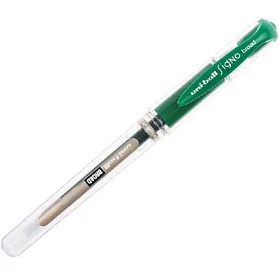 Uniball UM-153 Signo İmza Kalemi 1.0 mm Yeşil - 5