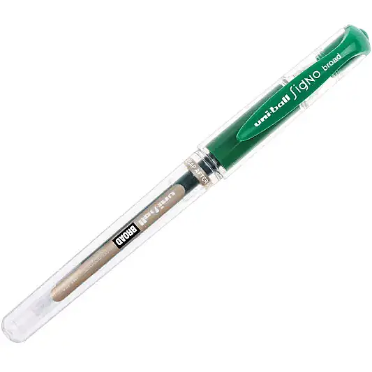 Uniball UM-153 Signo İmza Kalemi 1.0 mm Yeşil - 5