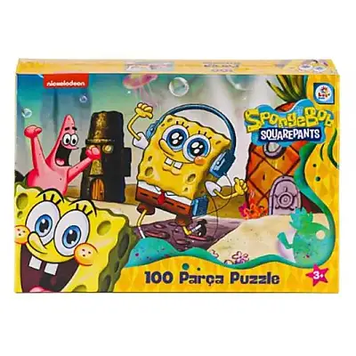 Utku Laço Spongebob Puzzle 100 Parça - Utku Laço (1)