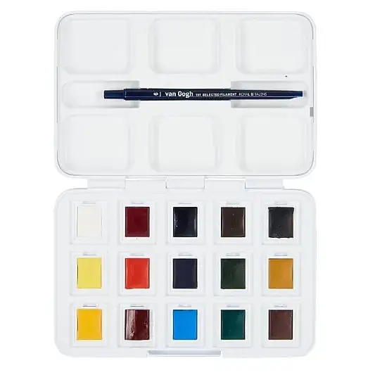 Van Gogh Sulu Boya 12 + 3 Renk Set - 7