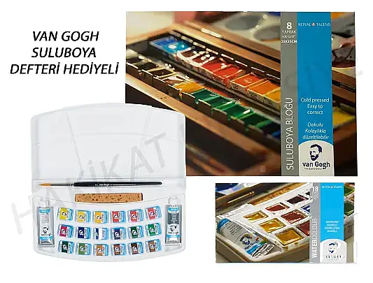 Van Gogh Sulu Boya 18 Renk Set - 4