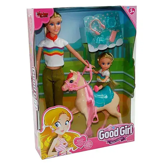 Vardem Kutulu 29 cm Atlı Kızı Ve Anne Bebek - 6