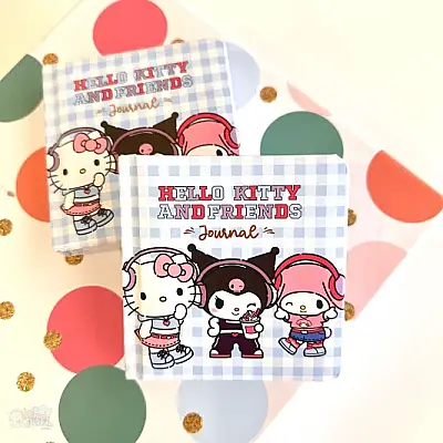 Victorias Journals Hello Kitty And Friends Not Defteri Çizgili 192 Yp 9x9 Cm - Victorias Journals (1)