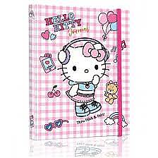Victorias Journals Hello Kitty Gizli Spiralli Günlük Planlayıcı Özel 160 Yp 17 x 32 - 1