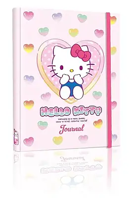 Victorias Journals Hello Kitty Gizli Spiralli Günlük Planlayıcı Özel 160 Yp 17 x 34 - 1