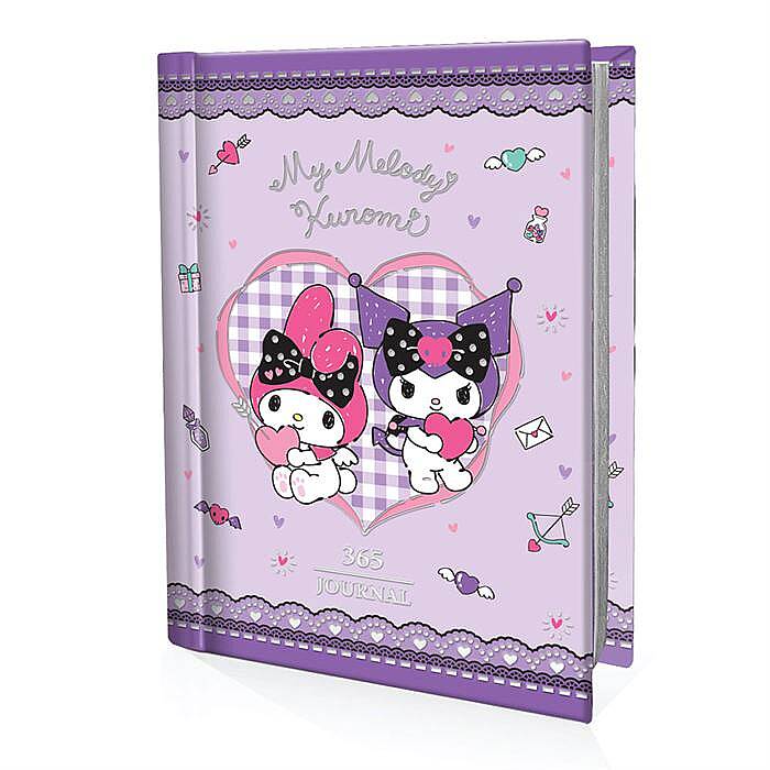 Victorias Journals Kuromi 365 Gün Günlük 368 Yp A7 Mor - Pembe - 1