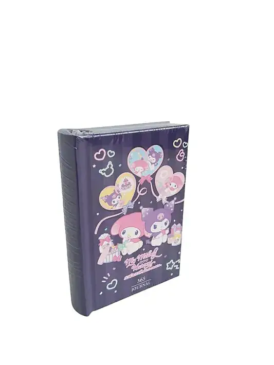Victorias Journals Kuromi My Melody 365 Gün Günlük Çizgili 368 Yp A7 - 1