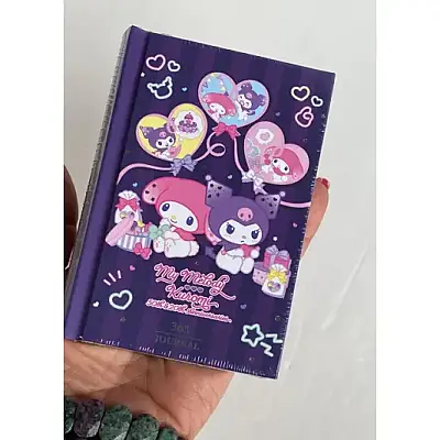 Victorias Journals Kuromi My Melody 365 Gün Günlük Çizgili 368 Yp A7 - Victorias Journals (1)