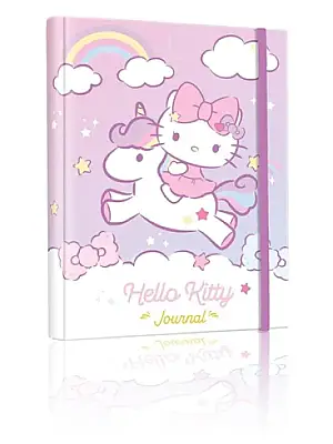 Victorias Journals Unicorn Hello Kitty Gizli Spiralli Özel 160 Yp 17 x 24 - Victorias Journals (1)