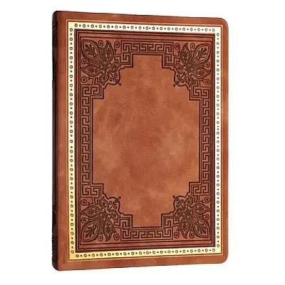 Victorias Journals Vintage Old Book Koyu Kahverengi Çizgili 160 Yp 14 x 20 - 5
