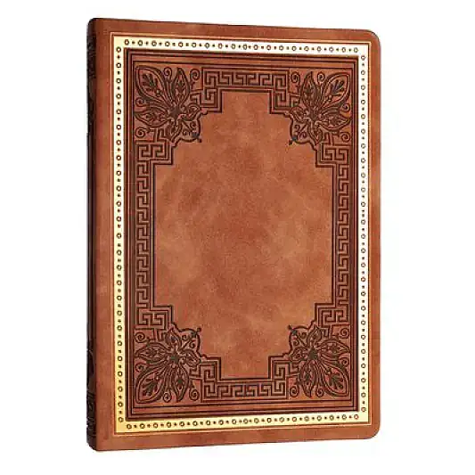 Victorias Journals Vintage Old Book Koyu Kahverengi Çizgili 160 Yp 14 x 20 - 5