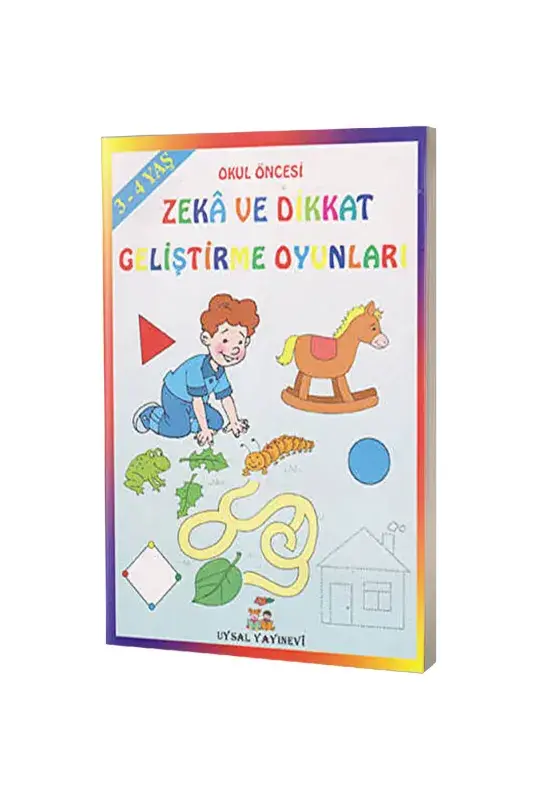 Zeka ve Dikkat Geliştirme Oyunları - 3-4 Yaş - 2