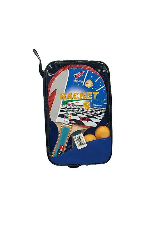 Zizu Masa Tenis Raketi 2 Li 3 Top Çantalı - 1