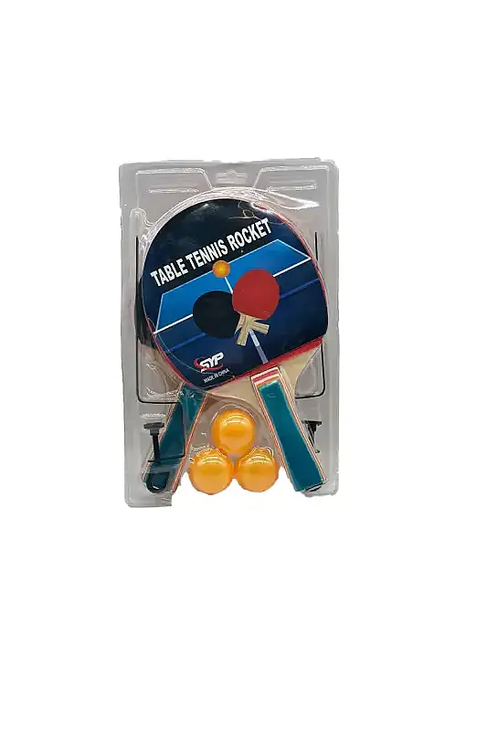 Zizu Masa Tenis Raketi 2 Li 3 Top Masa Fileli - 1